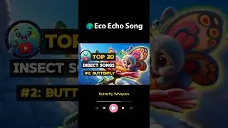 TOP 20 Insect Songs | Butterfly Song | Learn and Sing Along | Family Song | Clean Lyrics | #shorts