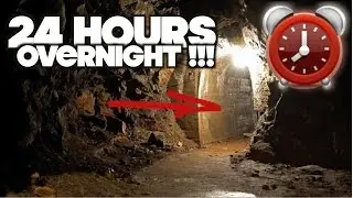 STAYING OVERNIGHT IN A HAUNTED CAVE! SCARY 24 HOUR OVERNIGHT CHALLENGE | OmarGoshTV