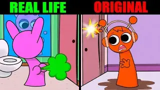 Best TikToks of Incredibox Sprunki | Oren and Pinki💨Toilet Problem 💩 | REAL LIFE vs ORIGINAL