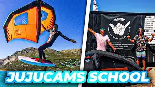APPRENDRE LE WINGFOIL avec JujuCams?!! 😃🤙 (Windsurf, Windfoil, SUP)