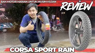 REVIEW BAN CORSA SPORT RAIN, MUSIM UJAN GAK TAKUT KEPELESET !!