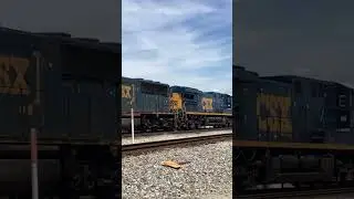 CSX SD70MAC Leads Pan Am Railways & Guilford Rail System GP40s in Cincinnati!