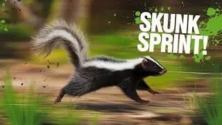 The Air Cushion Sprinting of the Striped Skunk