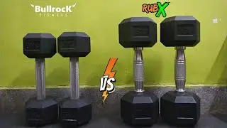 👍 Guide On Buying Dumbbells in India 🇮🇳 | Bullrock Vs RubX Hex Dumbbells - Konsa better hai❓