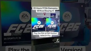 How to get 20 Hours EA FC26 Gameplay for Free with EA Play! Right now! No purchase required! #eafc26