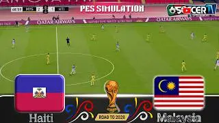 Haiti vs Malaysia | What-If WC 2026 Mode | PES (PC) Gameplay Simulation