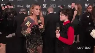 Bella Ramsey - Red Carpet Interview at Critics Choice Awards 2026 