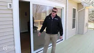 Installation of a Pella Sliding Patio Door