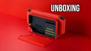 Распаковка OLED-переключателя Mario Red Edition
