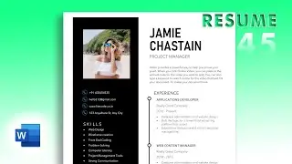 How to make professional resume in MS Word. #msword #resume #tutorial