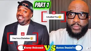 Corey Holcomb vs Anton Daniel's 🤯 Pt 1 #viral #drama #christianity #comedy #relationships #shorts #1