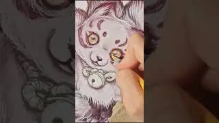 Coloring eye ✨ #art #shorts #coloring #coloringbook #prismacolor #colouring #coloralong