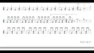 Billie Eilish - bad guy | Drum Score, Drum Sheet Music