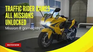 traffic rider games all missions unlocked Mission 8 gameplay