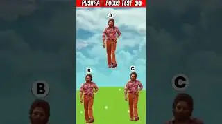 Focus test for genius 🧠🤯|| Find the pushpa #focustest #cartoon #pushpa