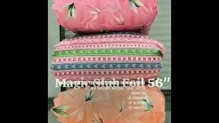 Magic Cotton Mill Foil Prints Fabrics 56 Panna Width All India Worldwide Wholesale Export Supplier