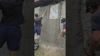 Manual plastering by yourself  Home made DIY 16/37