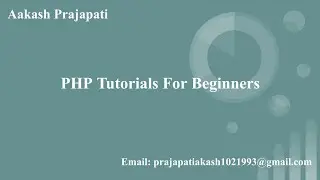 PHP Tutorials For Beginners Part 1