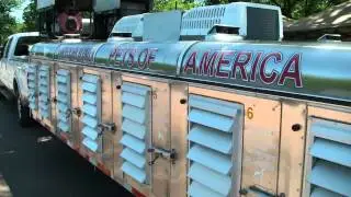 Greyhound Pets of Americas' 22-stall transport trailer at our GFNJ spring picnic