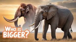 Comparing the sizes of mammoths and elephants | Giant elephants vs. mammoths