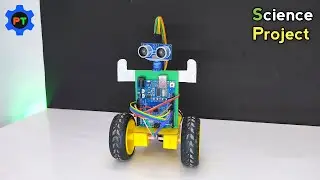 Obstacle Avoiding Robot 🤖 | How To Make Obstacle Avoiding Car | Science Project