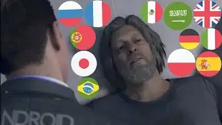 Hank borracho en 12 idiomas diferentes | Detroit: Become Human (2018)
