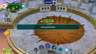 Making a team surrender into submission (Dragon ball Gekishin Squadra)