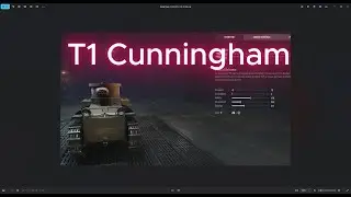 World Of Tanks T1 Cunningham Tier 1 gameplay