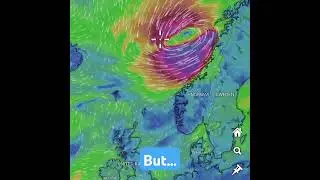 I would watch out Norway 👀 #cyclonealfred #storm #norway