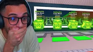 PIOGGIA di LUCKY BLOCK DURANTE L' ADMINE ABUSE su STEAL a BRAINROT ROBLOX!