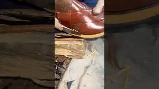 Real Artisan Leather Work#craftsmanship #handcraftedshoes #handmadeinusa