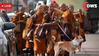 LIVE: Buddhist Monks on 2,300‑Mile Walk for Peace Arrive in Arlington, VA | AC1E