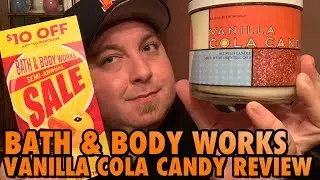 Bath & Body Works Vanilla Cola Candy Review | Summer Test Candle | Semi-Annual Sale