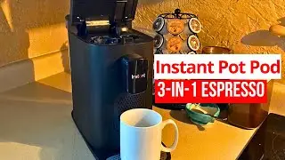 Instant Pot Pod, 3-in-1 Espresso, K-Cup Pod and Ground Coffee Maker