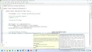 Find Out Duplicates in Array List|| java 8 ||collections frequency