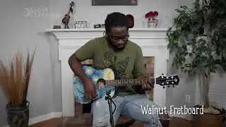 Luna Safari Starry Night Travel Guitar