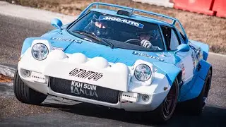 Erik Comas on a 1974 Lancia Stratos - Test and Sound