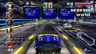 F-Zero GX - Sapphire Cup - Port Town and Green Plant