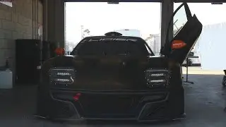 Ligier JS2 R Race Car Sound on Track - Flyby Acceleration