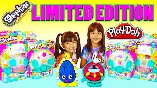 SHOPKINS LIMITED EDITION Ruby Earring and Brenda Brooch Play Doh Surprise - Shopkins Season 3
