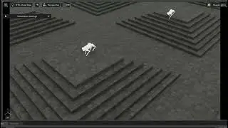 Isaac Lab Reinforcement Learning: Unitree Go2 Quadruped on Pyramid Stairs (Curriculum Demo)