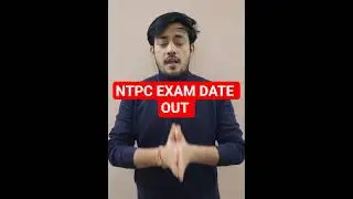 NTPC EXAM DATE 2026 #shortsfeed #shorts #trending #viral #ntpc #rrb #railway #rrbntpc #youtubeshorts