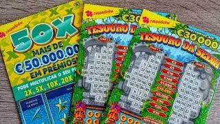 😍Raspadinhas 50X & Tesouros da Selva🦁🐍e...Prémios 💰?// 😍50X +Treasures IN THE JUNGLE Cards🦁🐻! Wins?💰