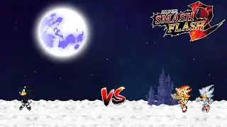 SSF2 Mods: Hyper Sonic and Super Shadow vs Apex Seelkadoom
