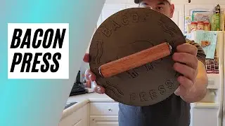 Cast iron bacon press
