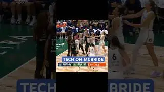 Tech on Kayla McBride for throwing the ball at Erica Wheeler for breaking the &ldquo;unwritten rule&rdquo; 👀