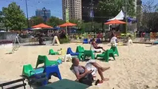 Downtown Detroit's Beautiful Beach