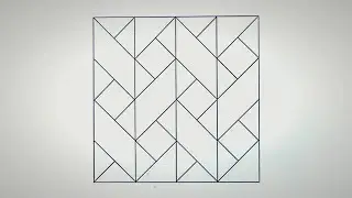 How to Draw a Geometric Tessellation Pattern Step by Step | Mesmerizing Geometric Pattern Design
