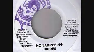 No Tampering Riddim Mix (2005) By DJ WOLFPAK