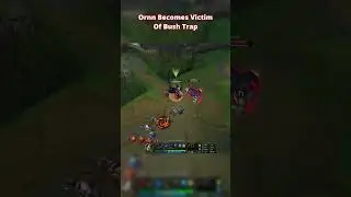 Ornn Becomes Victim of the Darius Top Lane's Secret Bush Trap #leagueoflegends #darius